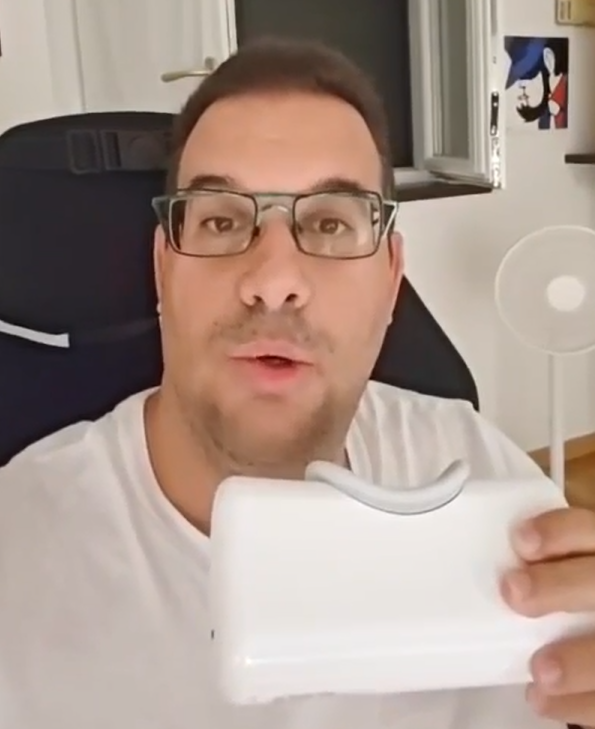 Rodolfo holding PlaDeo