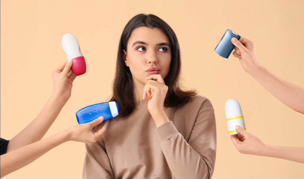 Choosing between conventional deodorants